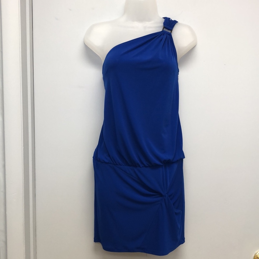 Laundry by Shelli Segal one shoulder dress